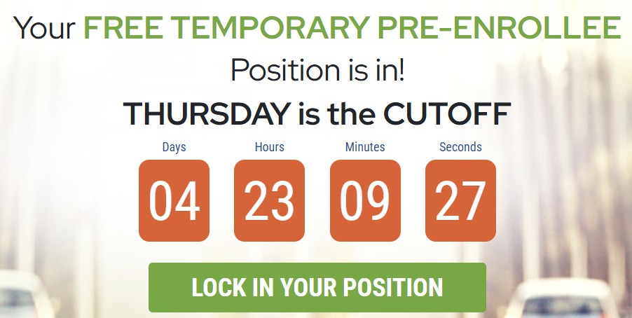 Lock in your position Lock in your position