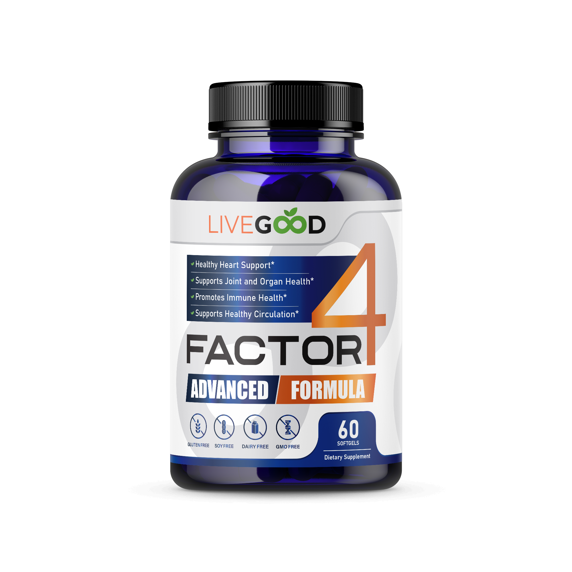 Natural supplements for prostate health by LiveGood Factor4