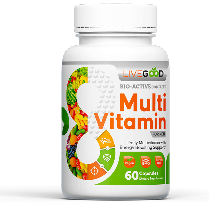 Natural supplements for prostate health by LiveGood Multivitamins for men
