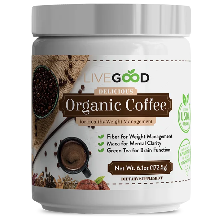 Livegood top 10 best sellers organic coffee